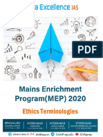 MEP 2020 Ethics Terminologies PDF