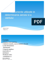 Instrumente Utilizate in Determinarea Aerului Si A Vantului