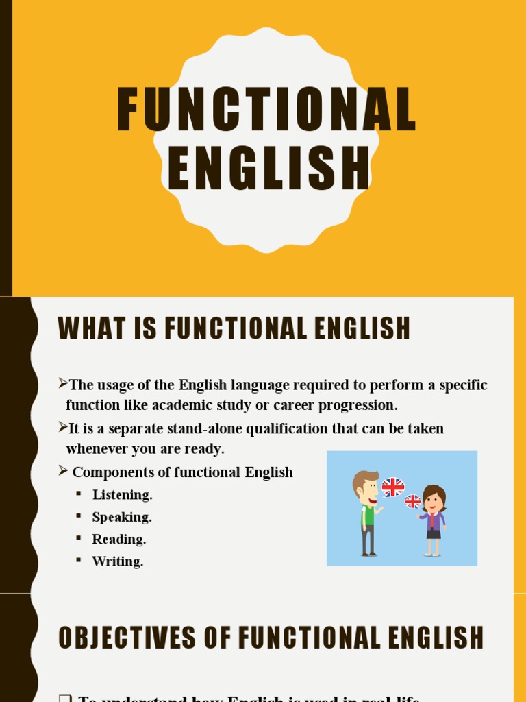 Functional English | PDF