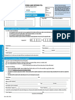 Student/Proctor Agreement Form: Fill Out This Form and Return To