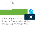 Knowledge & Skills - Identify People Who Will Be Productive From Day One PDF