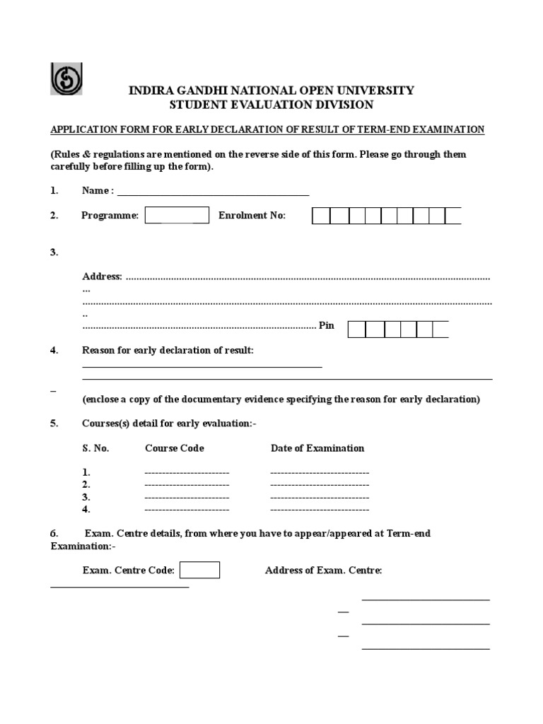 Result of Term-End Examination | PDF | Business