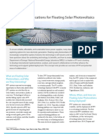 International Applications For Floating Solar Photovoltaics