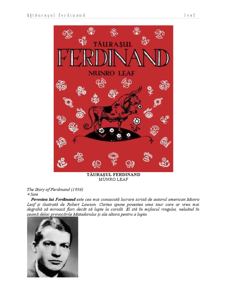 Taurasul Ferdinand Leaf | PDF