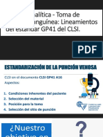 Sesión 04 Lineamientos en La Fase Preanalitica CLSI GP 41