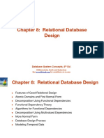 Chapter 8: Relational Database Design: Database System Concepts, 6 Ed