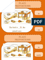 Prepositions of Place Document