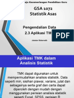 2.3 Analisis & Interpretasi Data Kuantitatif (Minggu 4)