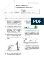 Práctica Dirigida Lanzamiento de Proyectiles y DCL