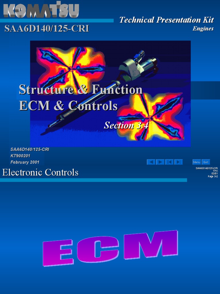 Structure & Function ECM & Controls PDF Fuel Injection Metrology