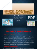 Herdidas - Clasificacion - Manejo Del Apciente