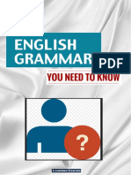 - English Grammar You Need to Know