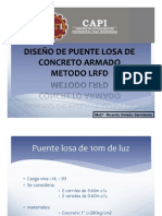 Diseño de Puentes Losa - Concreto Armado