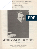 Jerome Rose - Pianista