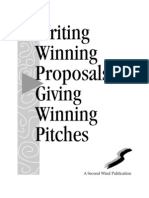 Writing Winning Proposals, Giving Winning Pitches: A Second Wind Publication