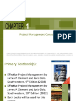 Chapter 1 - Overview of Project Management