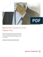 Bain Covid-19 - Beyond The Coronavirus Crisis - Prepare Now