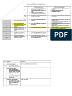 Analytic Essay Rubric 1