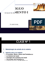 CLASE N° 1 ANTIGUO TESTAMENTO I