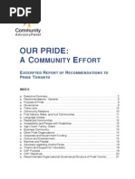 Community Advisory Panel Report - Executive Summary