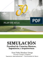 7. Planeación del modelo de simulación (Validación)