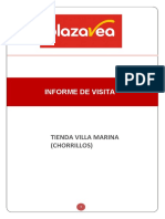 Informe de Visita Tienda - Plaza Vea - Villa Marina