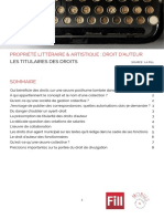 Droit Dauteur Titulaires Des Droits