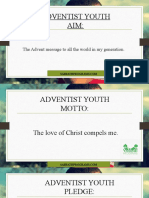 Adventist Youth AY AIM MOTTO Pledge Song Lyrics