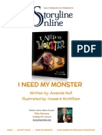 I Need My Monster: Written By: Amanda Noll Illustrated By: Howard Mcwilliam