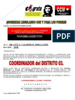 Coordinador Distrital de La CCM-2020-2024