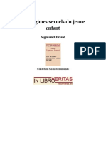 Les Régimes Sexuels Du Jeune Enfant by FREUD Sigmund