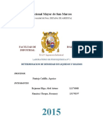 Informe Densidad de Liquidos y Solidos Fisicoquimica