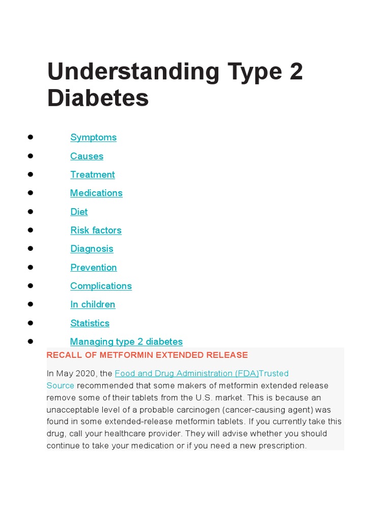 Understanding Type 2 Diabetes | PDF | Prediabetes | Insulin