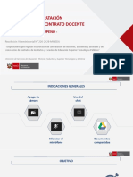 Contratación docente y evaluación desempeño