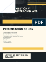 GESTIÓN Y ADMINISTRACIÓN WEB