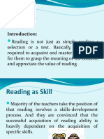 Reading As A Skill