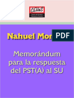 Memorandum para La Respuesta Del PST A Al Su 1975