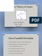 Kinetic Theory of Gases 2018