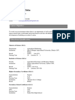 Resume of Tisha PDF