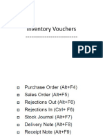 Inventory Vouchers