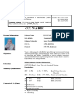 Gul Naz Bibi: Personal Information