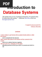 Chapter 1-Database System Introduction