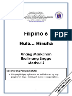 FILIPINO-6 Q1 Mod5
