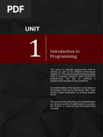 Unit-1 Intro To Programming - Edited PDF