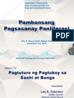 Sesyon 12 - Pagtuturo NG Sanhi at Bunga