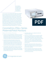 Corometrics 250cx Series Maternal/Fetal Monitors: GE Healthcare