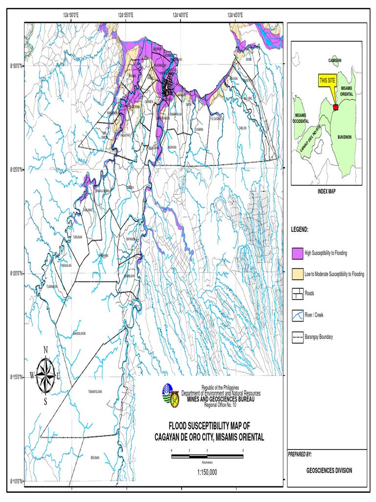 Cagayan de Oro Flood Susceptibility Map | PDF | Weather | Nature