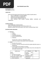 Semi Detailed Lesson Plan Mathematics 5