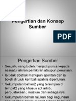 Pengertian Dan Konsep Sumber