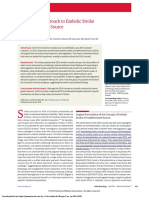 Tailoring the Approach to Embolic Stroke